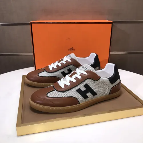 Replica Hermes Casual Shoes For Men #1443546 $115.00 USD for Wholesale