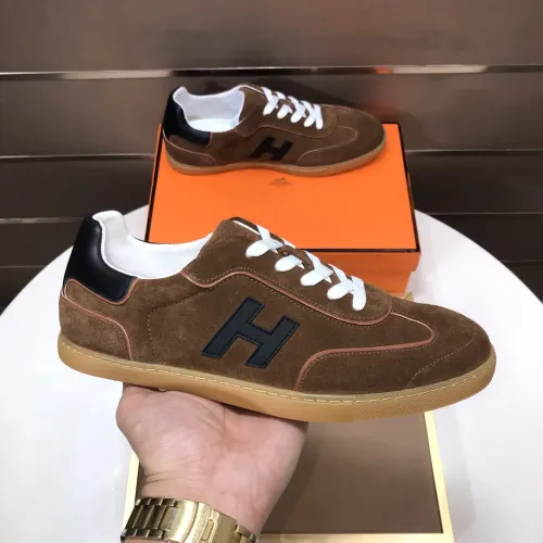 Wholesale Hermes Casual Shoes For Men #1443547 $115.00 USD, Wholesale Quality Replica Hermes Casual Shoes
