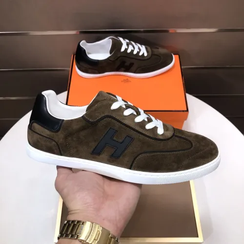 Wholesale Hermes Casual Shoes For Men #1443548 $115.00 USD, Wholesale Quality Replica Hermes Casual Shoes