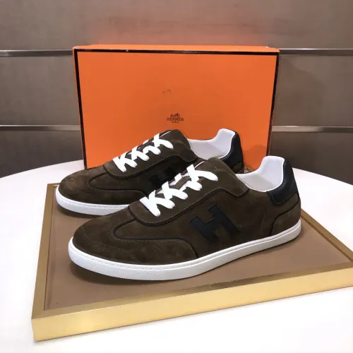 Replica Hermes Casual Shoes For Men #1443548 $115.00 USD for Wholesale