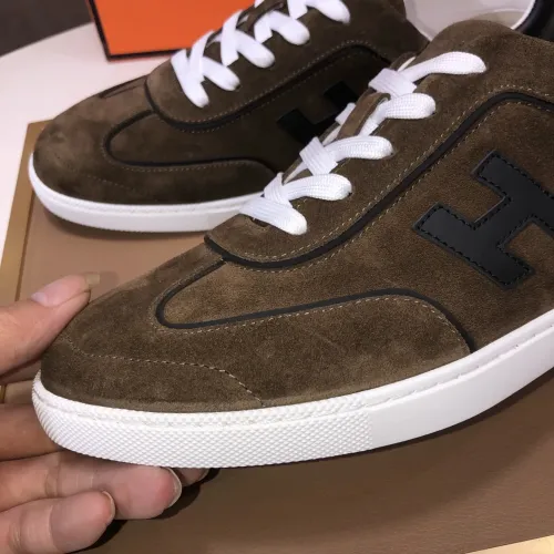 Replica Hermes Casual Shoes For Men #1443548 $115.00 USD for Wholesale