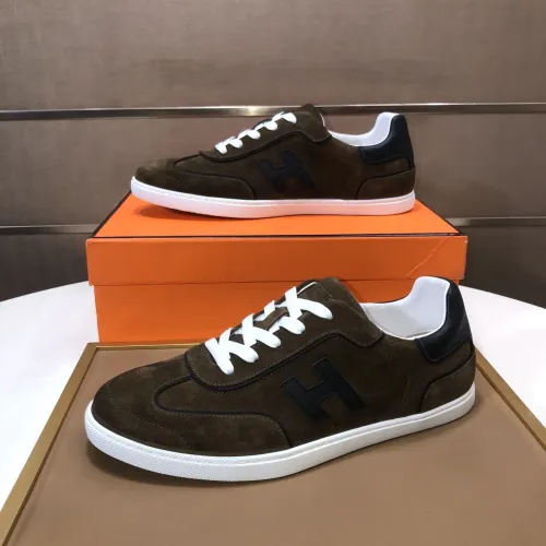 Replica Hermes Casual Shoes For Men #1443548 $115.00 USD for Wholesale