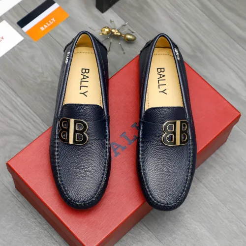 Replica Bally Leather Shoes For Men #1443550 $80.00 USD for Wholesale