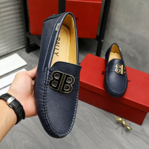 Replica Bally Leather Shoes For Men #1443550 $80.00 USD for Wholesale