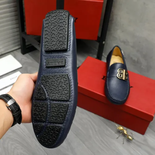 Replica Bally Leather Shoes For Men #1443550 $80.00 USD for Wholesale