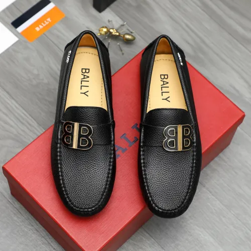 Replica Bally Leather Shoes For Men #1443551 $80.00 USD for Wholesale