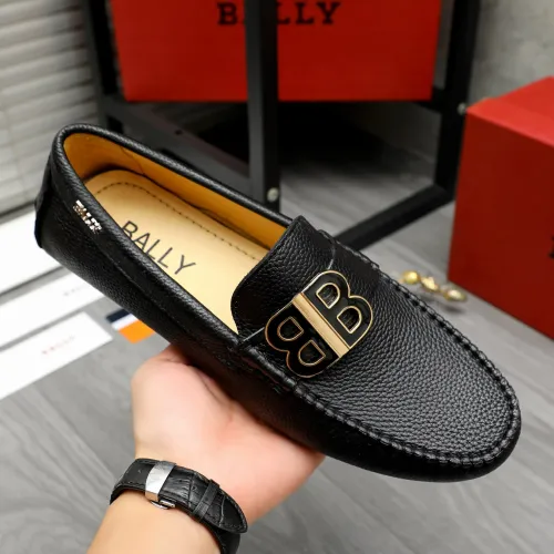 Replica Bally Leather Shoes For Men #1443551 $80.00 USD for Wholesale