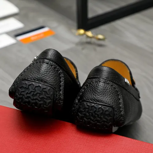 Replica Bally Leather Shoes For Men #1443551 $80.00 USD for Wholesale