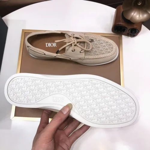 Replica Christian Dior Leather Shoes For Men #1443552 $102.00 USD for Wholesale