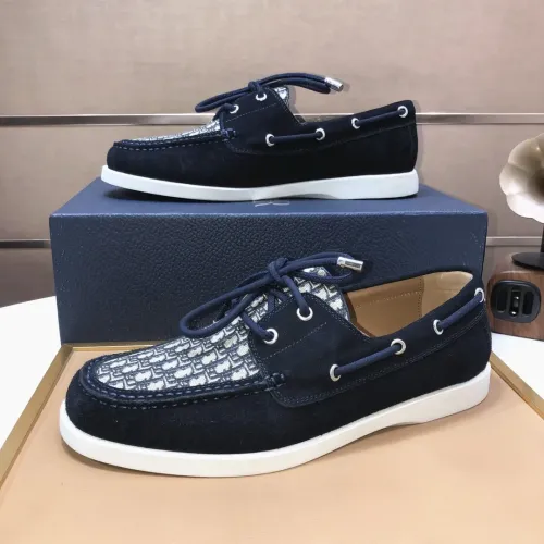 Wholesale Christian Dior Leather Shoes For Men #1443554 $102.00 USD, Wholesale Quality Replica Christian Dior Leather Shoes
