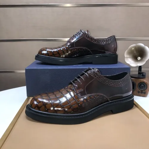 Wholesale Christian Dior Leather Shoes For Men #1443556 $135.00 USD, Wholesale Quality Replica Christian Dior Leather Shoes