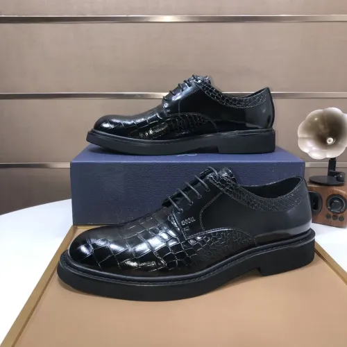 Wholesale Christian Dior Leather Shoes For Men #1443557 $135.00 USD, Wholesale Quality Replica Christian Dior Leather Shoes
