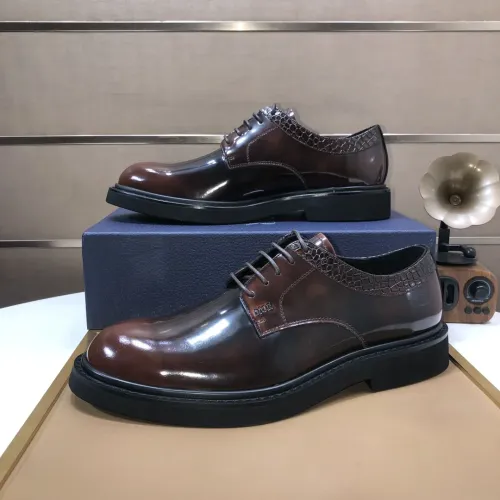 Wholesale Christian Dior Leather Shoes For Men #1443559 $135.00 USD, Wholesale Quality Replica Christian Dior Leather Shoes