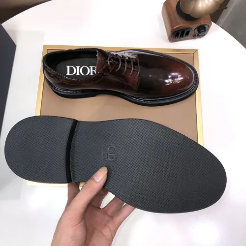 Replica Christian Dior Leather Shoes For Men #1443559 $135.00 USD for Wholesale