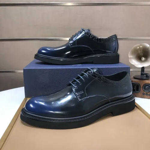 Wholesale Christian Dior Leather Shoes For Men #1443560 $135.00 USD, Wholesale Quality Replica Christian Dior Leather Shoes