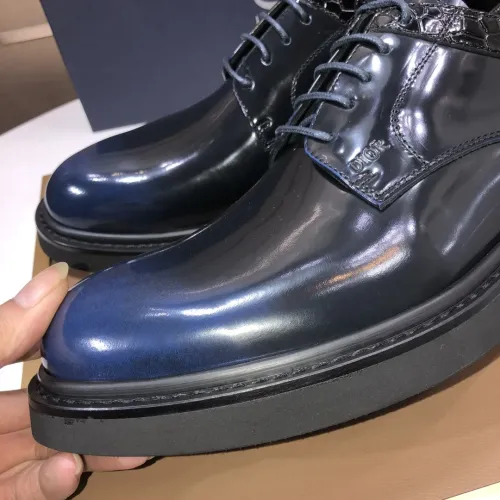 Replica Christian Dior Leather Shoes For Men #1443560 $135.00 USD for Wholesale