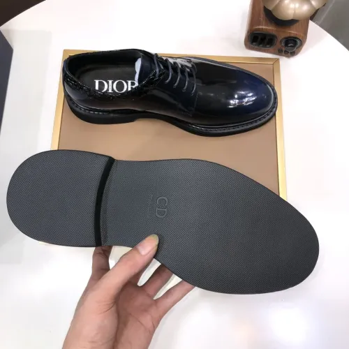 Replica Christian Dior Leather Shoes For Men #1443560 $135.00 USD for Wholesale