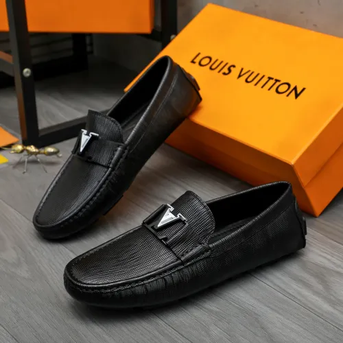 Wholesale Louis Vuitton LV Oxfords Shoes For Men #1443570 $80.00 USD, Wholesale Quality Replica Louis Vuitton LV Oxfords Shoes