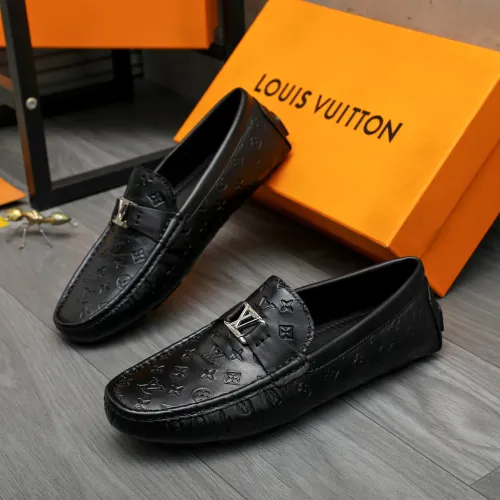 Wholesale Louis Vuitton LV Oxfords Shoes For Men #1443574 $80.00 USD, Wholesale Quality Replica Louis Vuitton LV Oxfords Shoes