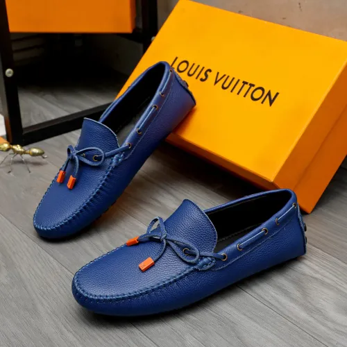 Wholesale Louis Vuitton LV Oxfords Shoes For Men #1443576 $80.00 USD, Wholesale Quality Replica Louis Vuitton LV Oxfords Shoes