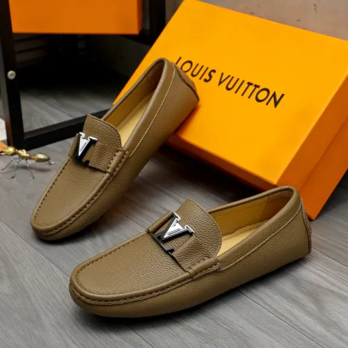 Wholesale Louis Vuitton LV Oxfords Shoes For Men #1443578 $80.00 USD, Wholesale Quality Replica Louis Vuitton LV Oxfords Shoes