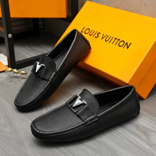 Wholesale Louis Vuitton LV Oxfords Shoes For Men #1443580 $80.00 USD, Wholesale Quality Replica Louis Vuitton LV Oxfords Shoes