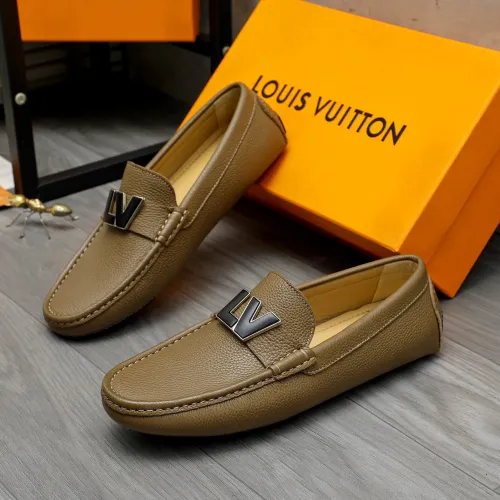 Wholesale Louis Vuitton LV Oxfords Shoes For Men #1443581 $80.00 USD, Wholesale Quality Replica Louis Vuitton LV Oxfords Shoes