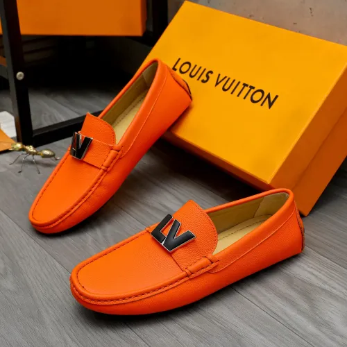 Wholesale Louis Vuitton LV Oxfords Shoes For Men #1443582 $80.00 USD, Wholesale Quality Replica Louis Vuitton LV Oxfords Shoes