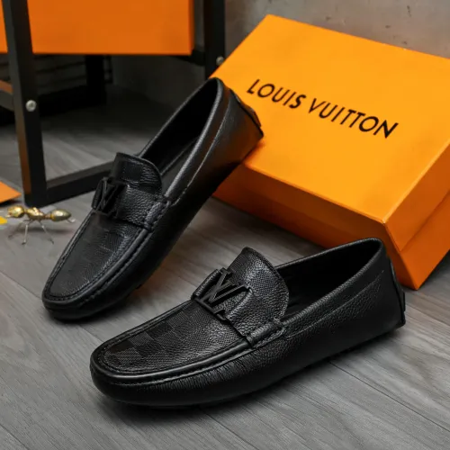 Wholesale Louis Vuitton LV Oxfords Shoes For Men #1443586 $80.00 USD, Wholesale Quality Replica Louis Vuitton LV Oxfords Shoes