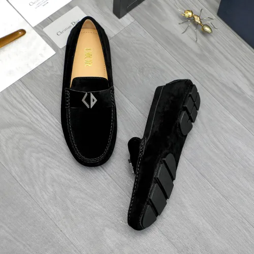 Replica Christian Dior Leather Shoes For Men #1443594 $80.00 USD for Wholesale