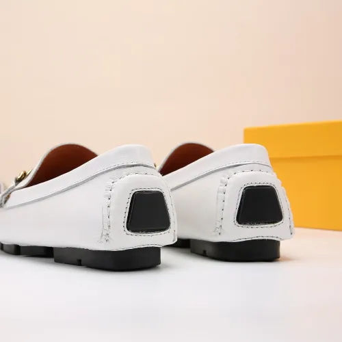 Replica Fendi Leather Shoes For Men #1443609 $76.00 USD for Wholesale