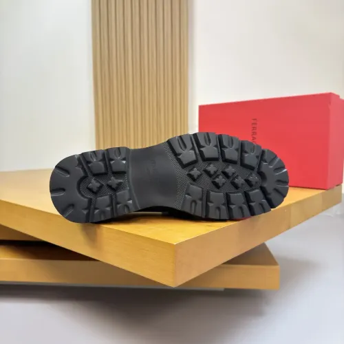 Replica Salvatore Ferragamo Leather Shoes For Men #1443640 $155.00 USD for Wholesale