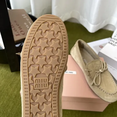 Replica MIU MIU Flat Shoes For Women #1443726 $100.00 USD for Wholesale