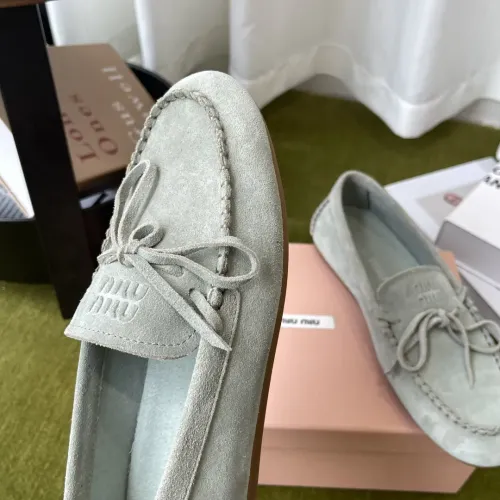 Replica MIU MIU Flat Shoes For Women #1443728 $100.00 USD for Wholesale