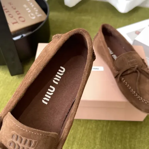 Replica MIU MIU Flat Shoes For Women #1443729 $100.00 USD for Wholesale