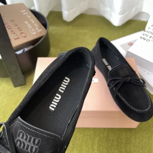 Replica MIU MIU Flat Shoes For Women #1443731 $100.00 USD for Wholesale