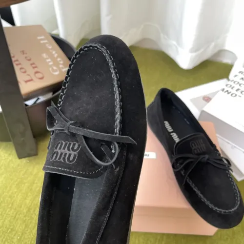 Replica MIU MIU Flat Shoes For Women #1443731 $100.00 USD for Wholesale