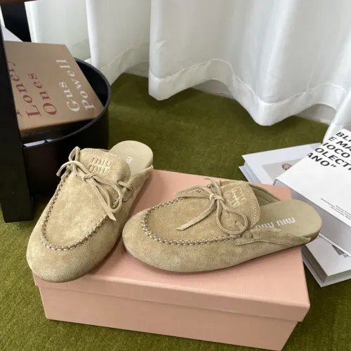 Wholesale MIU MIU Slippers For Women #1443732 $100.00 USD, Wholesale Quality Replica MIU MIU Slippers