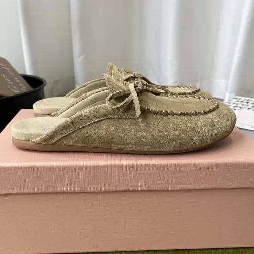 Replica MIU MIU Slippers For Women #1443732 $100.00 USD for Wholesale