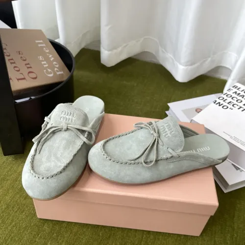 Wholesale MIU MIU Slippers For Women #1443734 $100.00 USD, Wholesale Quality Replica MIU MIU Slippers