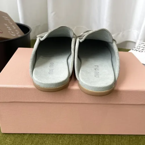 Replica MIU MIU Slippers For Women #1443734 $100.00 USD for Wholesale