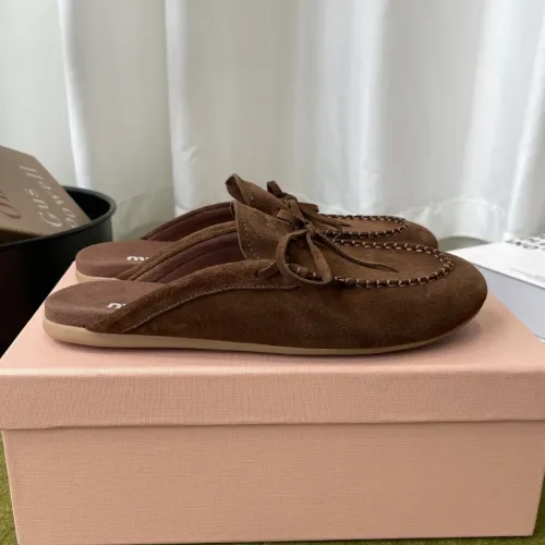 Replica MIU MIU Slippers For Women #1443735 $100.00 USD for Wholesale