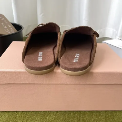 Replica MIU MIU Slippers For Women #1443735 $100.00 USD for Wholesale