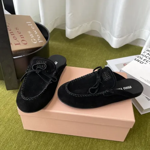 Wholesale MIU MIU Slippers For Women #1443736 $100.00 USD, Wholesale Quality Replica MIU MIU Slippers