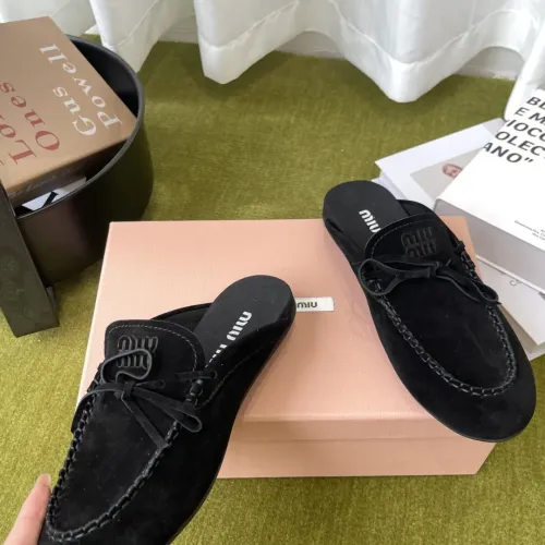 Replica MIU MIU Slippers For Women #1443736 $100.00 USD for Wholesale