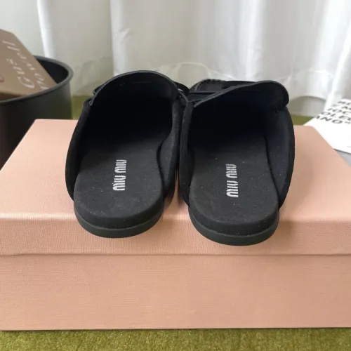 Replica MIU MIU Slippers For Women #1443736 $100.00 USD for Wholesale