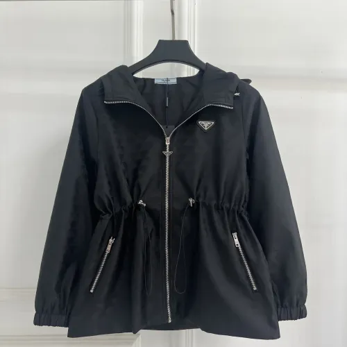 Replica Prada Jackets Long Sleeved For Women #1443738 $105.00 USD for Wholesale