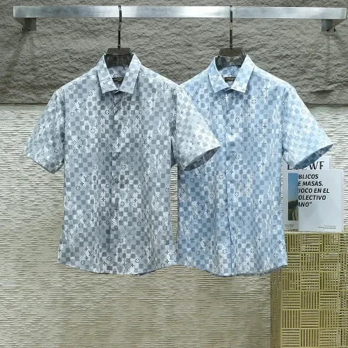 Replica Louis Vuitton LV Shirts Short Sleeved For Men #1443740 $38.00 USD for Wholesale