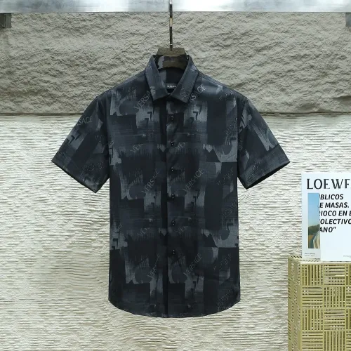 Wholesale Versace Shirts Short Sleeved For Men #1443742 $38.00 USD, Wholesale Quality Replica Versace Shirts