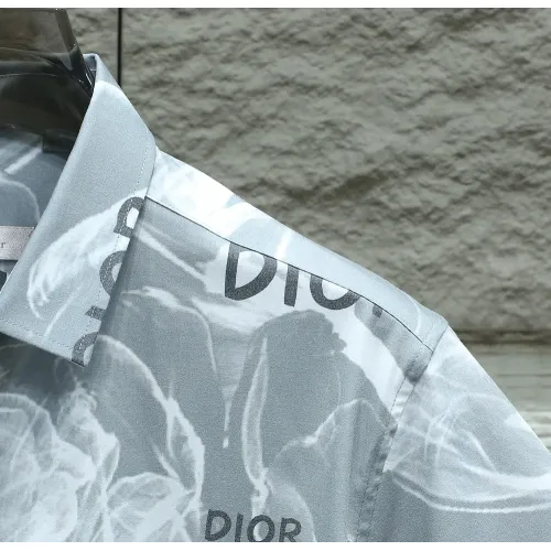 Replica Christian Dior Shirts Short Sleeved For Men #1443743 $38.00 USD for Wholesale